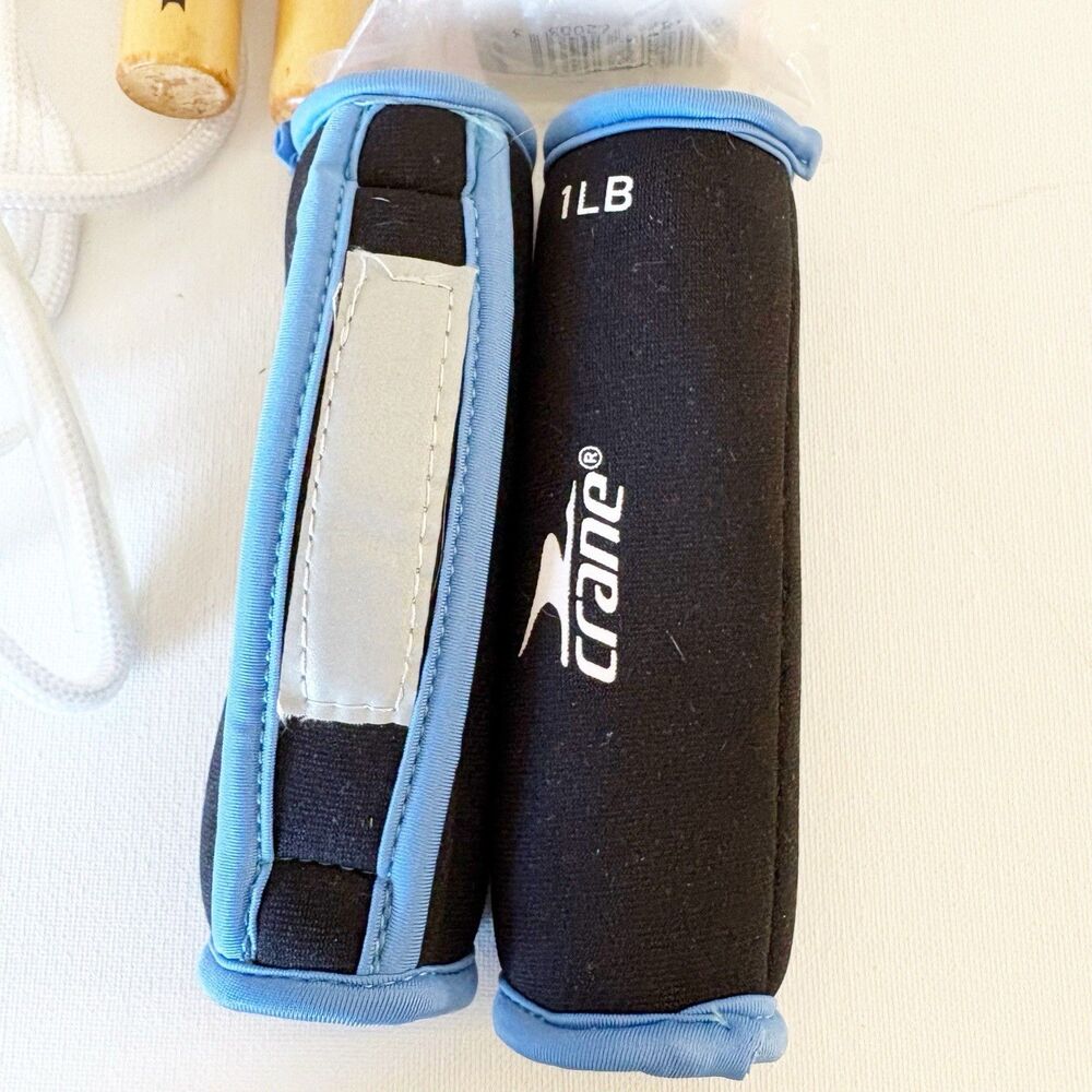 Crane 1lb Weights Dumbbells Soft With Handle Workout Gym Muscle Weightlifting